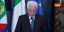 Mattarella: "Il fascismo è contrario ai valori del popolo italiano"