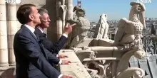 Macron inaugura la riapertura delle torri di Notre-Dame