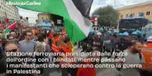 Corteo per Gaza: il video davanti alla stazione di Bologna