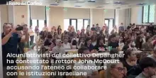 Contestazioni pro Palestina all'UniMc: il video
