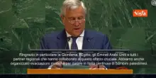 Tajani a Onu cita Papa Leone: Non abbandonare speranza pace. A Gaza unica soluzione due Stati