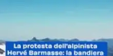 "Hervé Barmasse: Una Bandiera Palestinese sul Cervino per la Pace e Contro la Guerra"