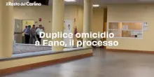 Duplice omicidio a Fano, il processo. L'ingresso in aula di Luca Ricci: video