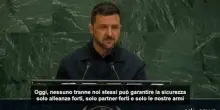 Zelensky: "Solo armi e alleati possono garantirci la sicurezza"