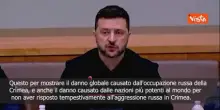 Zelensky: Occupazione russa della Crimea danno globale