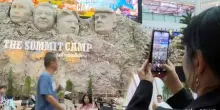 Il mini-Monte Rushmore in Thailandia, con Putin, Xi, Trump e Kim
