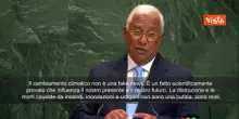 Antonio Costa (Ue) all'Onu: Il cambiamento climatico non è una fake news
