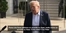 Trump: forse abbiamo un accordo su Gaza, ostaggi e pace