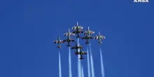 Balloon Cup, lo show delle Frecce tricolori nei cieli di Piacenza