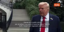Trump: "Hamas ha 3-4 giorni per accettare il piano, non c'è molto margine per negoziare"