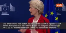 Von der Leyen: Dobbiamo costruire un muro di droni per rispondere a incursioni russe