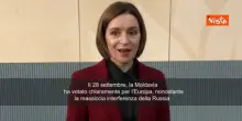 Maia Sandu: Voto Moldavia test per democrazia, sventati i piani russi