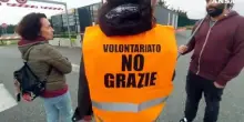 Manifestazione pro Palestina agli stabilimenti Amazon di Brandizzo
