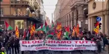 Flotilla, Bologna: momenti di tensione fra manifestanti e polizia