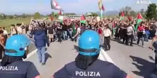 Flotilla, Pisa: i manifestanti bloccano l'autostrada A12