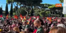 Corteo pro Gaza, in migliaia in piazza a Roma a sostegno della Palestina. Le immagini dall'alto