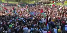 Palestina, corteo sfila al Colosseo cantando "Bella ciao"