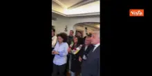 Occhiuto rieletto Presidente della Calabria, festa al comitato elettorale di Foza Italia con Tajani