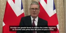 Accordo pace per Gaza, Starmer: profondo sollievo per il mondo intero