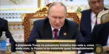 Putin: sosteniamo iniziative di Trump per l'accordo su Gaza