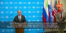 Accordo Gaza, Guterres (Onu): Verso la fine di guerra devastante. Hamas e Israele lo rispettino