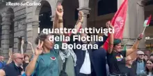 I quattro attivisti della Flotilla: il video a Bologna