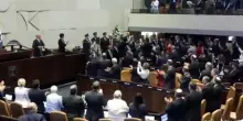 Trump accolto da una standing ovation al Parlamento israeliano