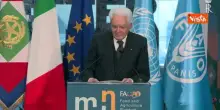 Mattarella alla Fao: "L'obiettivo di un mondo senza fame &egrave; ancora da attuare"