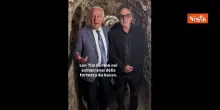 Giani e Tim Burton visitano la Fortezza da Basso di Firenze