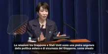 Giappone, la neopremier Takaichi: avr&ograve; discussioni franche con Trump
