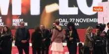 Jennifer Lawrence sul red carpet della Festa del Cinema di Roma