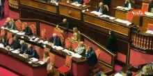 Meloni tona in Aula al Senato dopo aver consegnato il discorso a Montecitorio