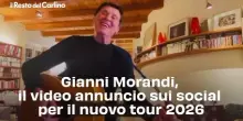 Gianni Morandi, il video annuncio sui social per il nuovo tour 2026