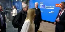 I leader europei arrivano al Consiglio Ue di Bruxelles. Tra gli altri, Meloni, Macron e Metsola