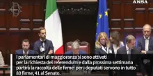 Raccolta firme e tempi, le tappe del referendum