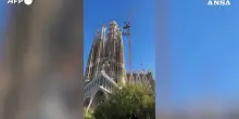 Barcellona, la Sagrada Familia diventa la chiesa piu' alta del mondo