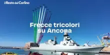 Frecce tricolori su Ancona: il video