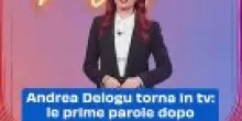 Andrea Delogu torna in tv: le prime parole dopo la morte del fratello Evan