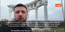 Zelensky a Kherson: Dev'essere protetta con più sistemi senza pilota