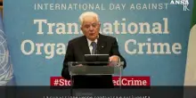 Mattarella all'Onu: "Combattere la criminalita' e' una responsabilita' morale"