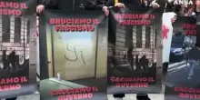 Corteo a Roma, 'bruciamo il fascismo, cacciamo il governo'