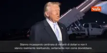 Trump: "Vogliamo restituire miliardi agli americani per sostenere loro spese sanitarie"