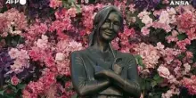 Londra, Rene Zellweger inaugura una statua di Bridget Jones