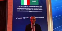 Italia-Arabia Saudita, Ventura (Oice): sostenere imprese