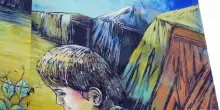 A Roma il murale sui rifugiati "Nurturing Hope" di Alice Pasquini