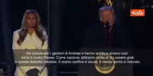 Trump accende l'albero di Natale a Washington: Stiamo lavorando per la pace
