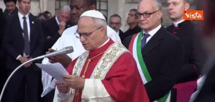 Papa Leone XIV: "Si aprano le porte alla riconciliazione e alla non violenza"