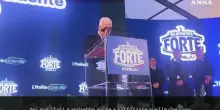 Roma, il presidente dell'Anp Abu Mazen parla dal palco di Atreju