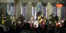 Ecco il presepe del Vaticano inaugurato a Piazza San Pietro