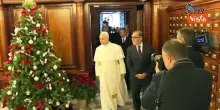 Papa Leone XIV a sorpresa in Senato per visitare la mostra della Bibbia di Borso d'Este
